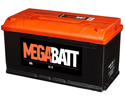 Аккумулятор Mega Batt 6СТ-90АзЕ 90 А/ч, Mega Batt