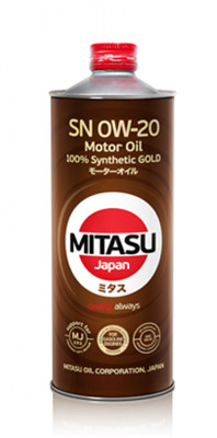 Моторное масло Mitasu GOLD SN 0W-20 1л