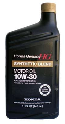 Масло моторное Honda Synthetic Blend 10W-30 1л, Масла моторные