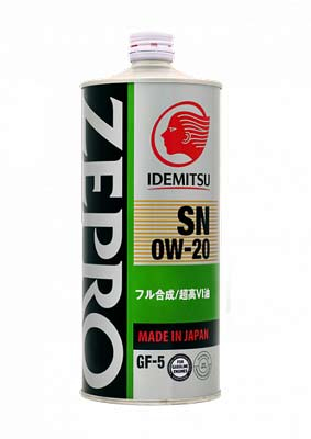 Масло моторное Idemitsu Zepro Eco Medalist 0W-20 1л, Масла моторные