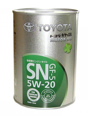 Масло моторное Toyota Motor Oil SN 5W-20 1л, 