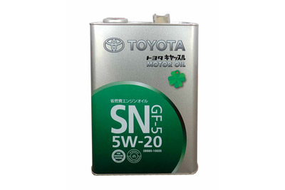 Масло моторное Toyota Motor Oil SN 5W-20 4л, Масла моторные