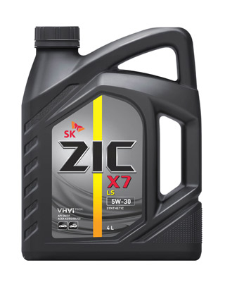 Масло моторное ZIC X7 LS 5W-30 4л