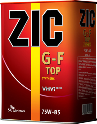 Масло трансмиссионное ZIC GFT 75W-85 4л, 