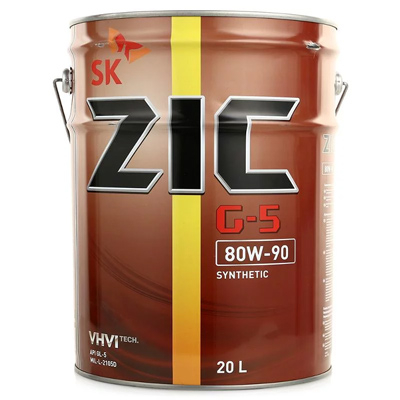 Масло трансмиссионное ZIC G5 80W-90 20л