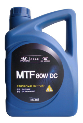 Масло трансмиссионное HyundaiKia MTF DC 80W 4л