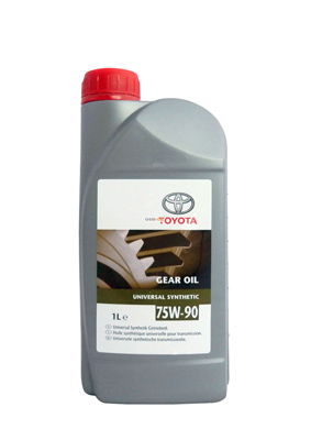 Масло трансмиссионное Toyota SYNTHETIC Gear Oil 75W-90 1л