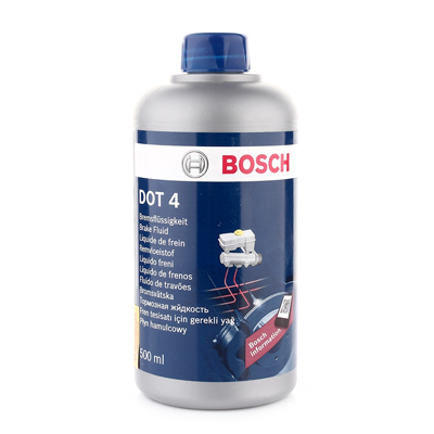 Жидкость тормозная Bosch DOT 4 0.5л, Жидкости тормозные
