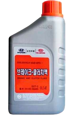 Hyundai/Kia DOT 3 0.5л, Жидкости тормозные