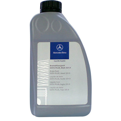 Mercedes Brake Fluid DOT 4 Plus 1л, Жидкости тормозные