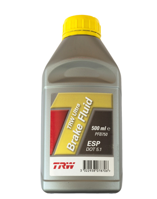Жидкость тормозная TRW DOT 5.1 ESP 0.5л, Жидкости тормозные