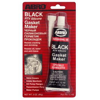 Герметик прокладочный Abro 12AB Black Gasket Maker 0.085л, Клей / Герметик