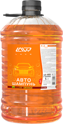 Автошампунь Lavr Orange концентрат 5л