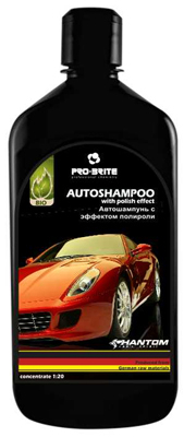 Автошампунь с эффектом полироли Phantom 0.5л