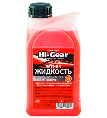 Жидкость стеклоомывателя летняя Hi-Gear HG5647 концентрат 1 л, 
