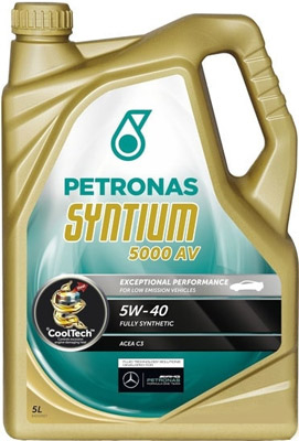Масло моторное Petronas Syntium 3000 AV 5W-40 5л, Масла моторные