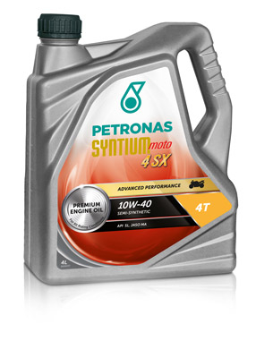 Масло моторное Petronas Syntium Moto 4SX 10W-40 4л, Масла моторные