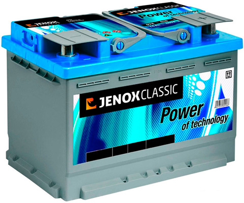 Аккумулятор Jenox Classic 074624 12V (R+) 74 А/ч, Jenox