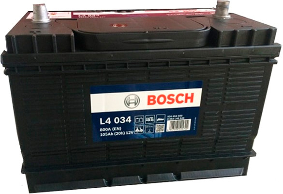 Аккумулятор Bosch L4 (R+) 12V 105 А/ч, Bosch