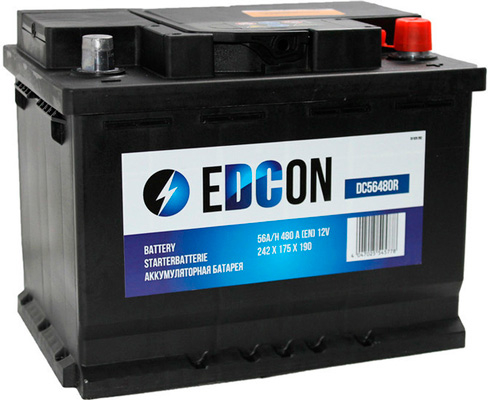 Аккумулятор Edcon DC56480R 56 А/ч, Edcon