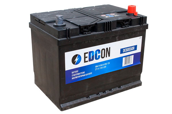 Аккумулятор Edcon DC72680R 72 А/ч, Edcon