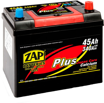 Аккумулятор ZAP Plus Japan 45 Ач