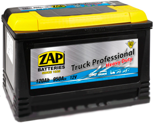 Аккумулятор ZAP Truck (R+) 120 А/ч, ZAP
