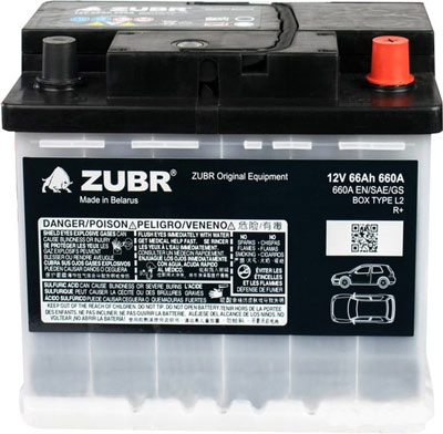 Аккумулятор Zubr Ultra 660 A R+ PSL OE 66 А/ч, Zubr