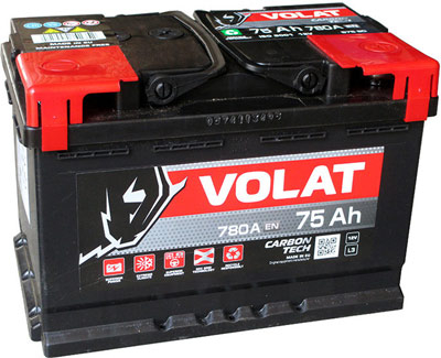 Аккумулятор Volat New L+ 75 А/ч, Volat