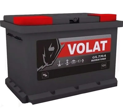 Аккумулятор Volat New R+ (низкий) 62 А/ч, Volat