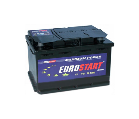 Аккумулятор Eurostart Blue (R+) 77 А/ч, Eurostart