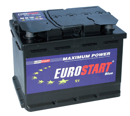 Аккумулятор Eurostart Blue Kursk (R+) 55 А/ч, Eurostart