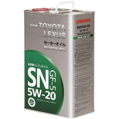 Масло моторное Chempioil OEM SN for Toyota Lexus (мет.) 5W-20 4л, Масла моторные