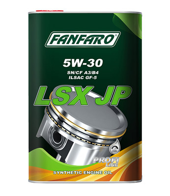 Масло моторное Fanfaro LSX JP 5W-30 4л (metal), 