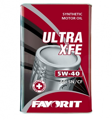 Масло моторное Favorit Ultra XFE 5W-40 4л (metal), 
