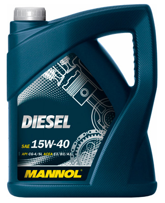 Масло моторное Mannol Diesel 15W-40 7л, 