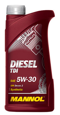 Масло моторное Mannol Diesel TDI 5W-30 1л, Масла моторные