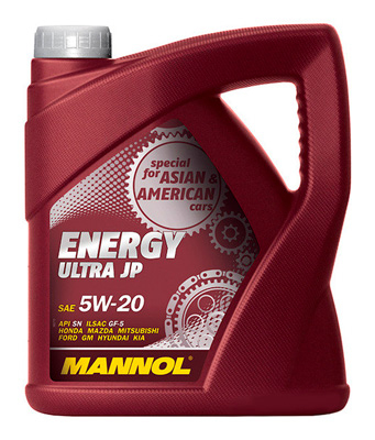 Масло моторное Mannol Energy Ultra JP 5W-20 4л, Масла моторные