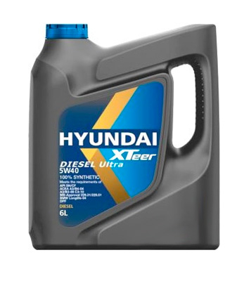 Масло моторное Hyundai Xteer Diesel Ultra 5W-40 5л, Масла моторные