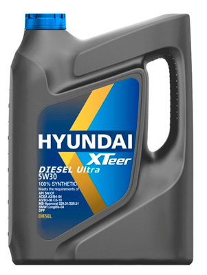 Масло моторное Hyundai Xteer Diesel Ultra 5W-30 6л, Масла моторные