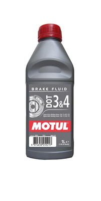 Жидкость тормозная Motul Brake Fluid DOT 3&4 1л, Жидкости тормозные