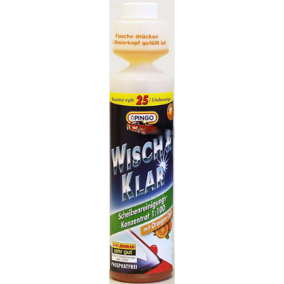 Стеклоомывающая жидкость Pingo Wisch&Klar (апельсин) 0.25л, Жидкости для омывателя стекла