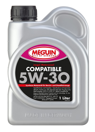 Моторное масло Meguin MEGOL COMPATIBLE 5W-30 1л, Масла моторные