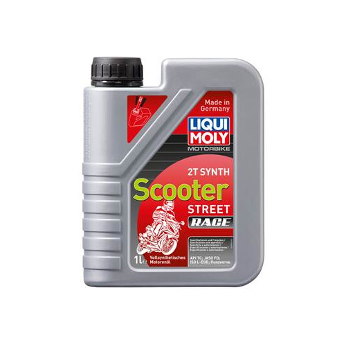 Масло моторное Liqui Moly 1053 2T Synth Scooter Street Race 1л, 