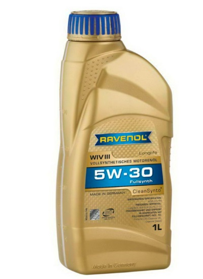 Моторное масло RAVENOL 4014835723115 WIV III 5W-30 1л, Масла моторные