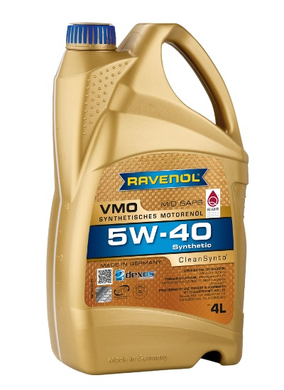 Моторное масло RAVENOL 4014835723894 VMO 5W-40 4л, Масла моторные