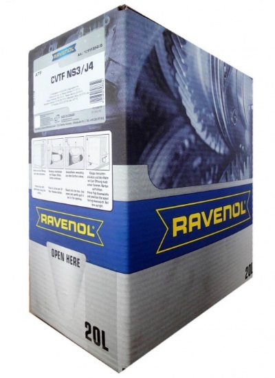 Масло трансмиссионное RAVENOL 4014835808652 CVTF NS3J4 Fluid 20л
