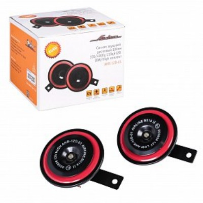 AHR12D01 AIRLINE Сигнал звуковой дисковый AIRLINE AHR12D01 комплект в ...