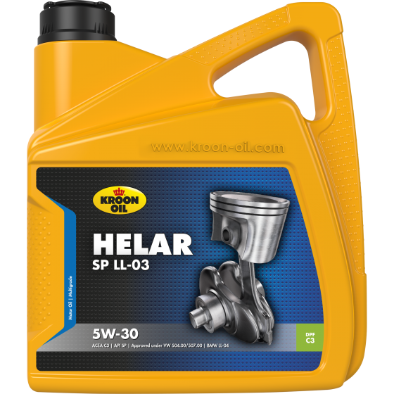 Масло моторное Kroon-Oil Helar SP LL-03 5W-30 4л 32303, Масла моторные