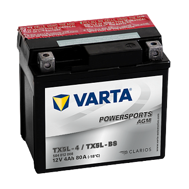 Аккумулятор Varta 504012008 AGM 4Ah 80A, Varta